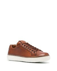 braune Leder niedrige Sneakers von Church's