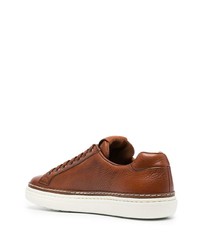 braune Leder niedrige Sneakers von Church's