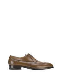 braune Leder Oxford Schuhe von a. testoni