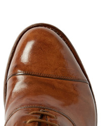 braune Leder Oxford Schuhe von Officine Creative