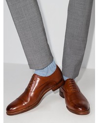 braune Leder Oxford Schuhe von Grenson