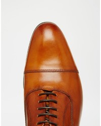 braune Leder Oxford Schuhe von Base London