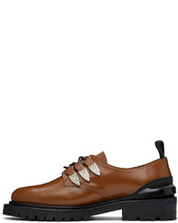 braune Leder Oxford Schuhe von Toga Virilis