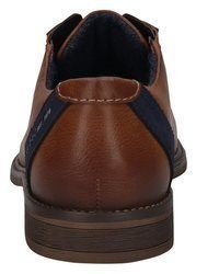 braune Leder Oxford Schuhe von Bugatti