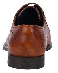 braune Leder Oxford Schuhe von Bugatti