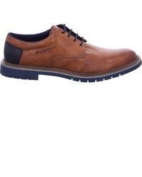 braune Leder Oxford Schuhe von Bugatti