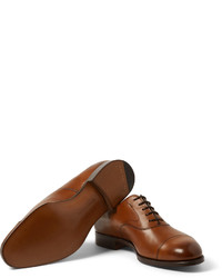 braune Leder Oxford Schuhe von Edward Green