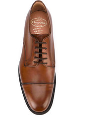 braune Leder Oxford Schuhe von Church's