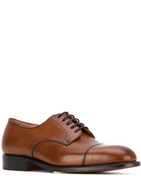 braune Leder Oxford Schuhe von Church's