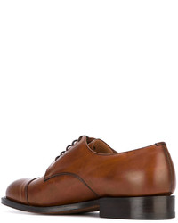 braune Leder Oxford Schuhe von Church's