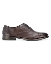 braune Leder Oxford Schuhe von Henderson Baracco