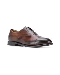 braune Leder Oxford Schuhe von Silvano Sassetti