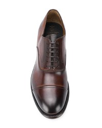 braune Leder Oxford Schuhe von Silvano Sassetti