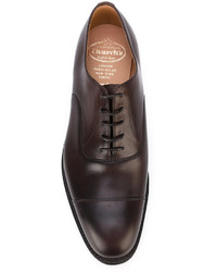 braune Leder Oxford Schuhe von Church's