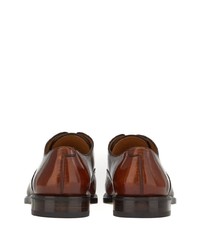 braune Leder Oxford Schuhe von Ferragamo