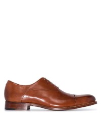 braune Leder Oxford Schuhe von Grenson