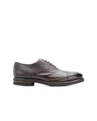 braune Leder Oxford Schuhe von Henderson Baracco