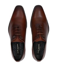 braune Leder Oxford Schuhe von Kurt Geiger London