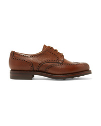 braune Leder Oxford Schuhe von James Purdey & Sons