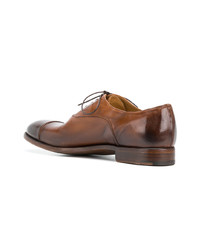 braune Leder Oxford Schuhe von Alberto Fasciani