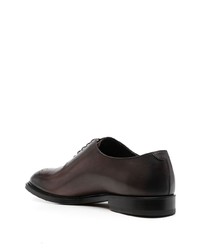 braune Leder Oxford Schuhe von Canali