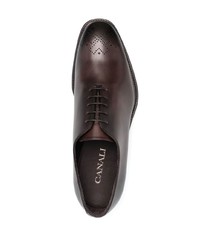 braune Leder Oxford Schuhe von Canali