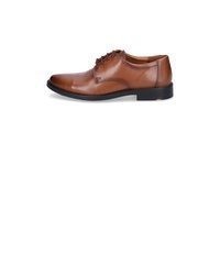 braune Leder Oxford Schuhe von Lloyd