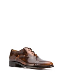 braune Leder Oxford Schuhe von Scarosso