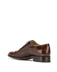 braune Leder Oxford Schuhe von Scarosso