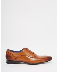 braune Leder Oxford Schuhe von Ted Baker