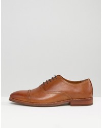 braune Leder Oxford Schuhe von Steve Madden