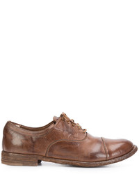 braune Leder Oxford Schuhe von Officine Creative