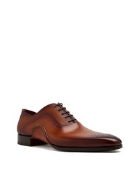 braune Leder Oxford Schuhe von Magnanni