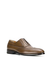 braune Leder Oxford Schuhe von a. testoni