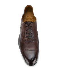 braune Leder Oxford Schuhe von Doucal's