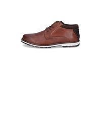 braune Leder Oxford Schuhe von Rieker
