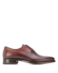 braune Leder Oxford Schuhe von Scarosso
