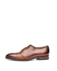 braune Leder Oxford Schuhe von SHOEPASSION