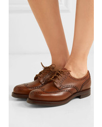 braune Leder Oxford Schuhe von James Purdey & Sons