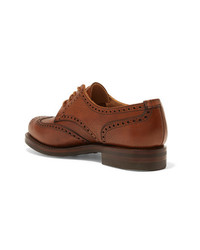 braune Leder Oxford Schuhe von James Purdey & Sons