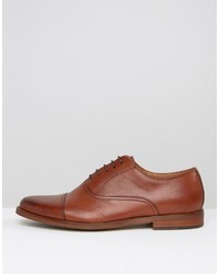 braune Leder Oxford Schuhe von Aldo