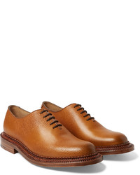 braune Leder Oxford Schuhe von Grenson