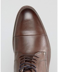 braune Leder Oxford Schuhe von Aldo