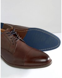 braune Leder Oxford Schuhe von Aldo