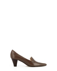 braune Leder Pumps von Evita