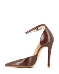 braune Leder Pumps von Evita