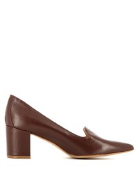 braune Leder Pumps von Evita