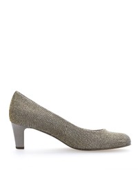 braune Leder Pumps von Gabor