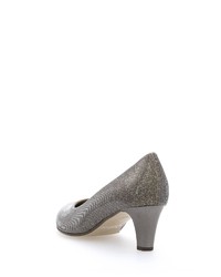 braune Leder Pumps von Gabor