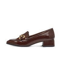 braune Leder Pumps von Tamaris